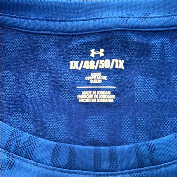 Under Armour Blue Logo T-Shirt - Picture 5 of 6